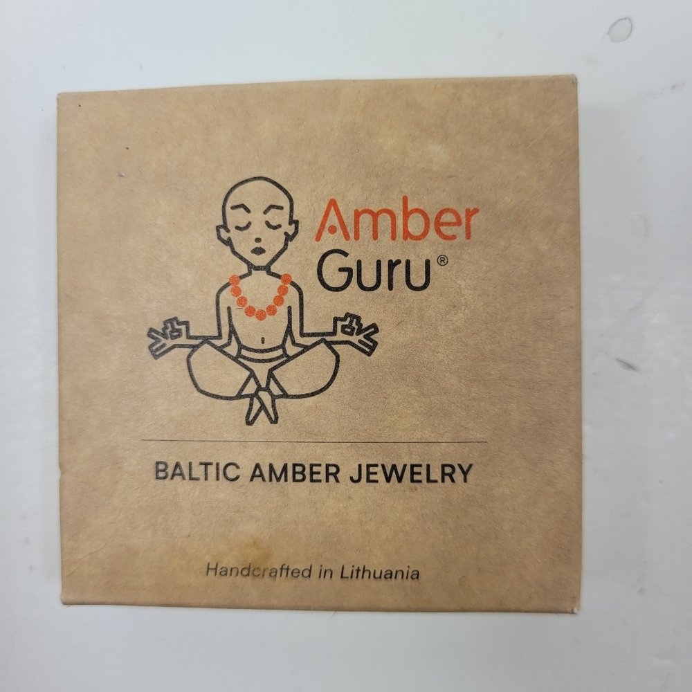 Baltic Amber Necklace Amber GuruAmber Teething Necklace, Cherry, Polished